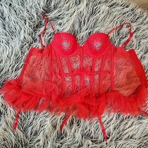 Victoria's Secret Sexy Red Corset